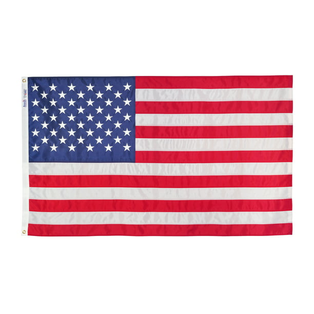 3x5 ft US American Flag Heavy Duty Embroidered Stars Sewn Stripes Grommets Nylon 